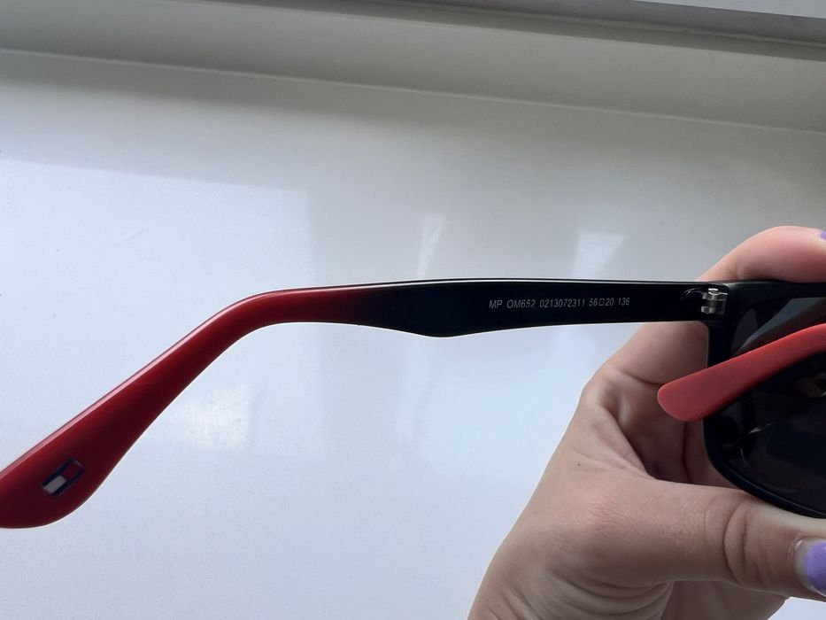 Слънчеви Очила Tommy Hilfiger MPOM 52 Red Black Authentic