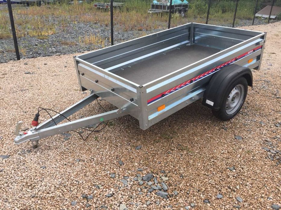 Remorca 750 kg,205X115X68,obloane duble si prelata, carte RAR