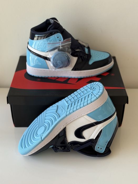 Air Jordan 1 Retro UNC Patent Verificare Colet Full Box marimi 35,5-45