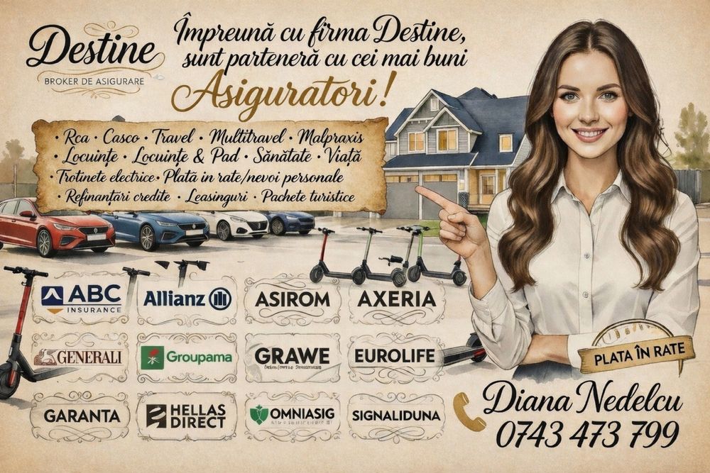 Asigurări rapide și avantajoase – totul online