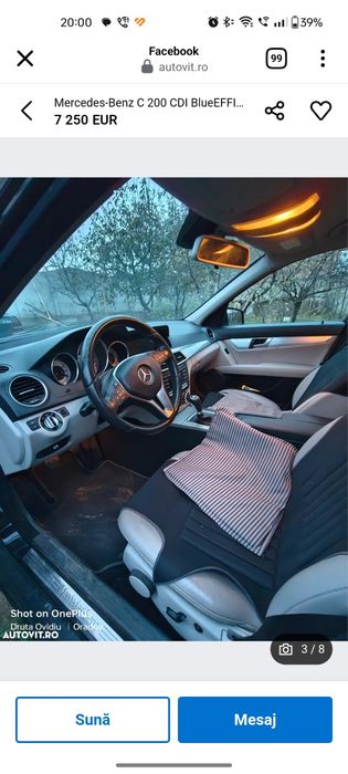 Mercedes-Benz C 200 CDI BlueEfficiency 

Echipare AvantGarde, din 2012,