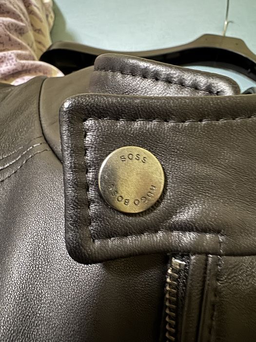 Кожено яке HUGO BOSS