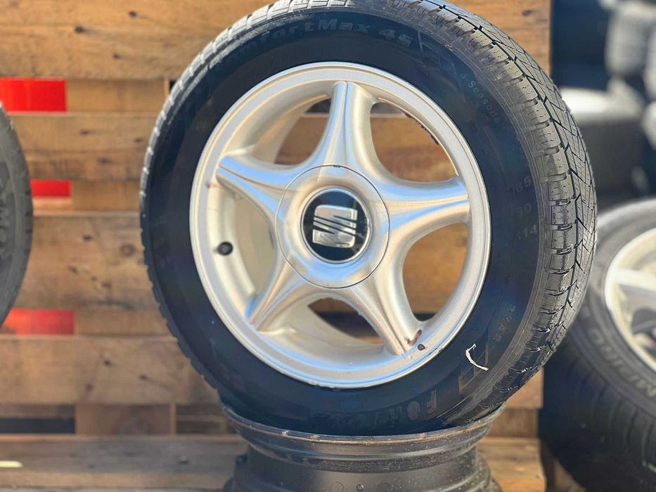 4х100 14 цола единични за резервни 80лв с гума 185 60 14