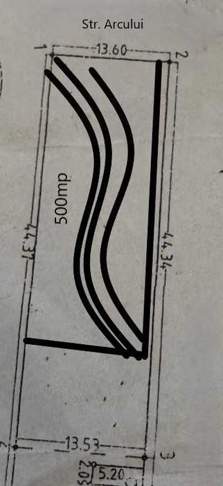 Teren Intravilan 500 MP – Str. Arcului, MIHAIL KOGĂLNICEANU, CONSTANȚA
