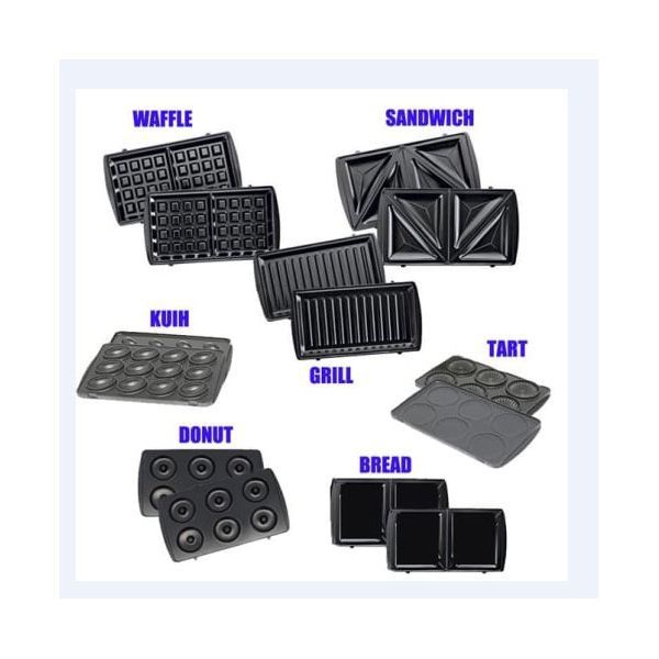 SONIFER 7в1 Вафельница Тостер Сендвичница sf-6054