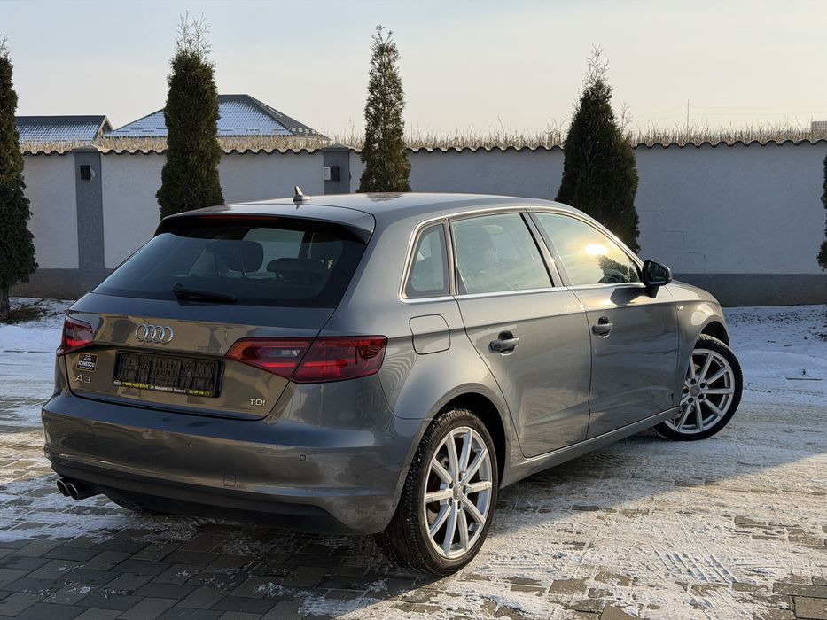 Audi A3 2.0 TDI S-Line • 2015 • Automat • 150 CP •Full Led