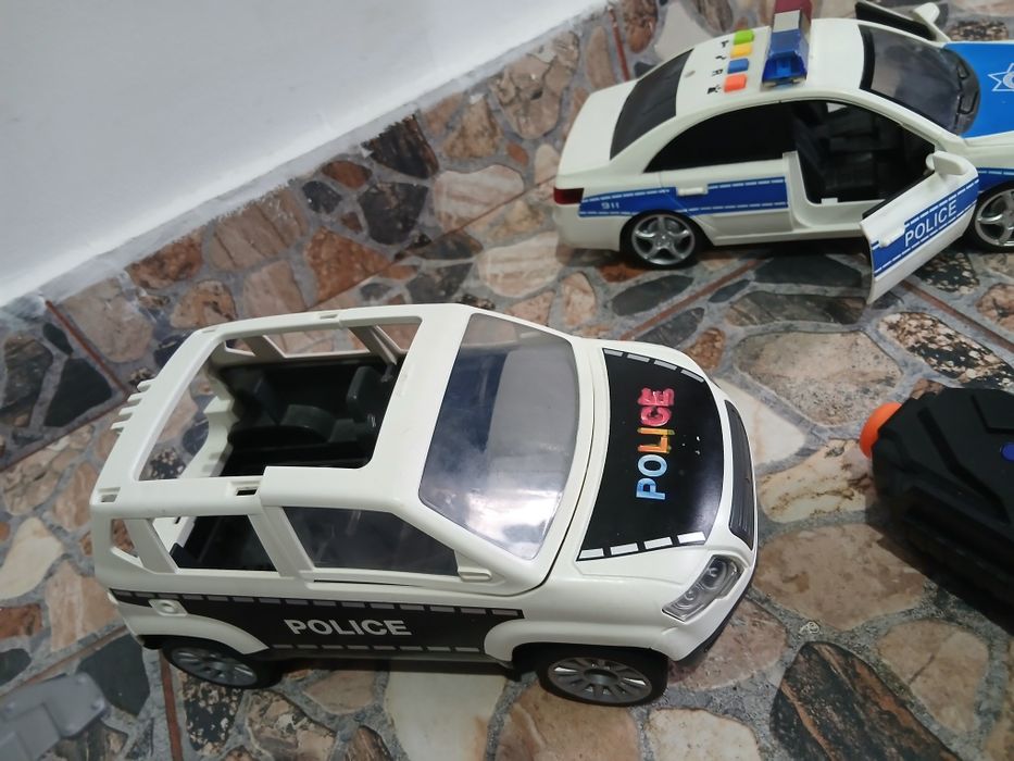Jucarii Noriel masini Politie, elicopter SWAT, 2 pistoale si pusca