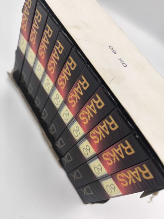 Raks DX60 - casete audio sigilate - 10 + 1 TDK