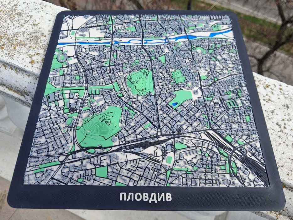 ПЛОВДИВ на длан! 3D Декоративен макет на Тепетата