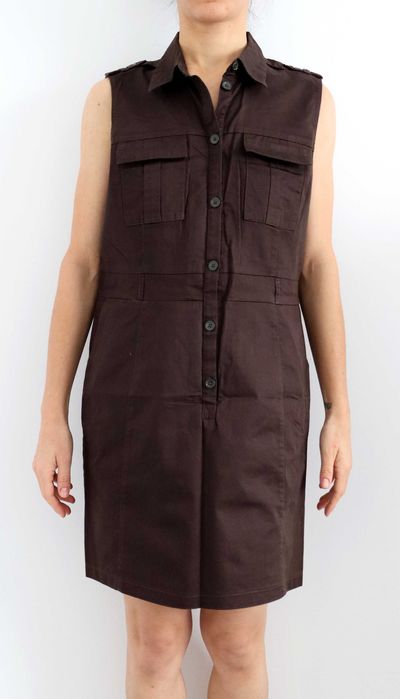 Vand rochie maro bumbac, Camaieu, marimea 42-44