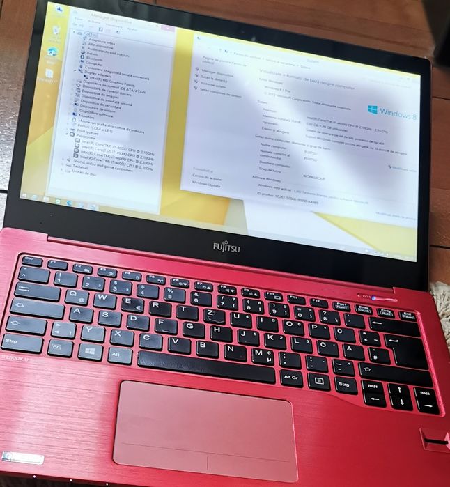 Laptop Fujitsu Lifebook U904 i7-4600U HDD 500GB 6GB RAM – pentru piese / reparație