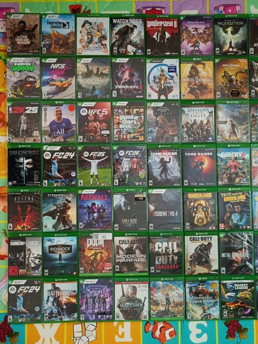 Xbox one и series x игры на дисках