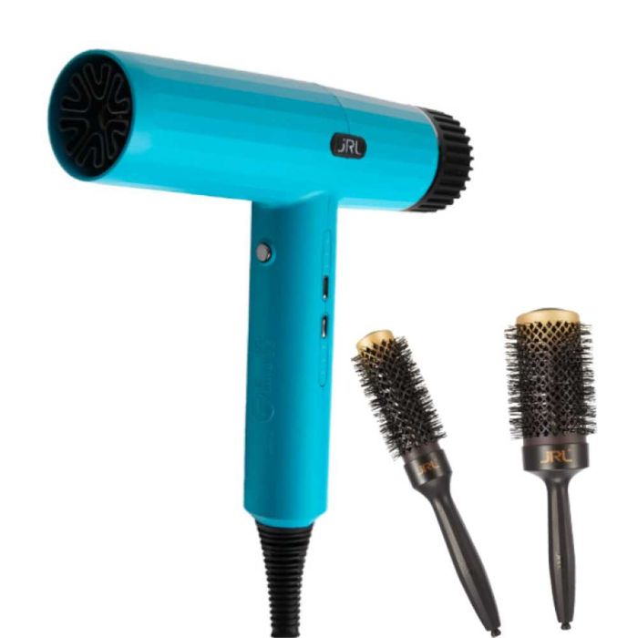 JRL FP2401 – Сешоар Sapphire Blue + 2 четки за коса