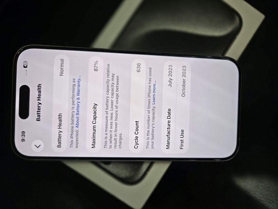 Iphone 15 Pro 256gb White titanium