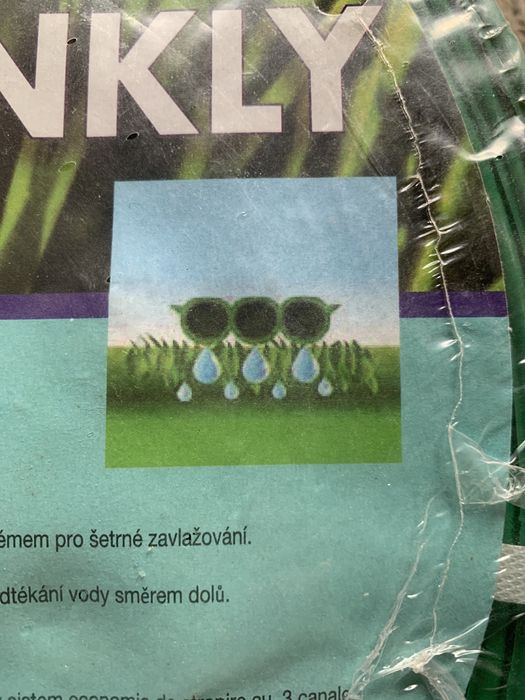 Furtun irigatii cu sistem economic de stropire cu 3 canale