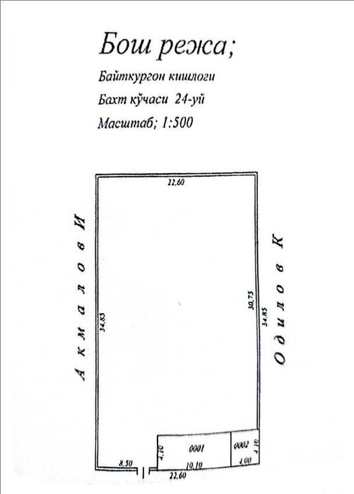 Продается Земля на Байткургане  8 соток