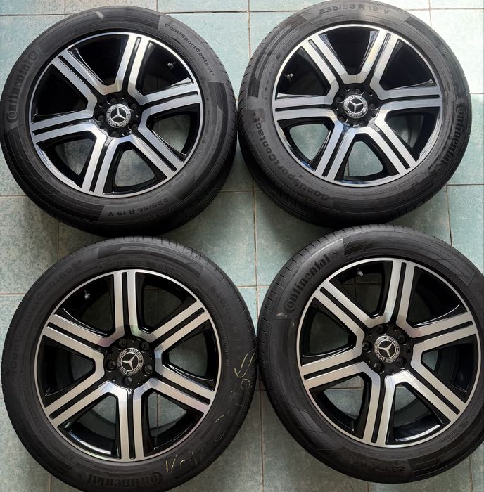 Jante aliaj R19 originale Mercedes GLC  235/55/19 vara