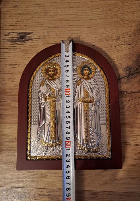 икони със сертификат, посребрени