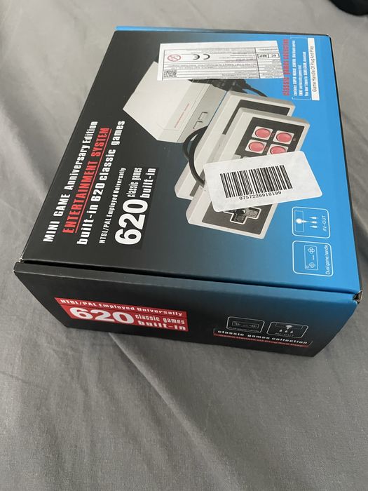 Mini consola retro clasica super mario 620 jocuri