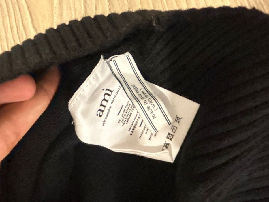 Ami Paris sweater Negru-Red heart M