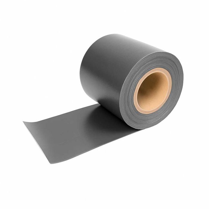 Banda Gri 20 cm x 30 m  intarire margini pentru Folie PVC transparenta -  inchidere terasa Cristal Flex