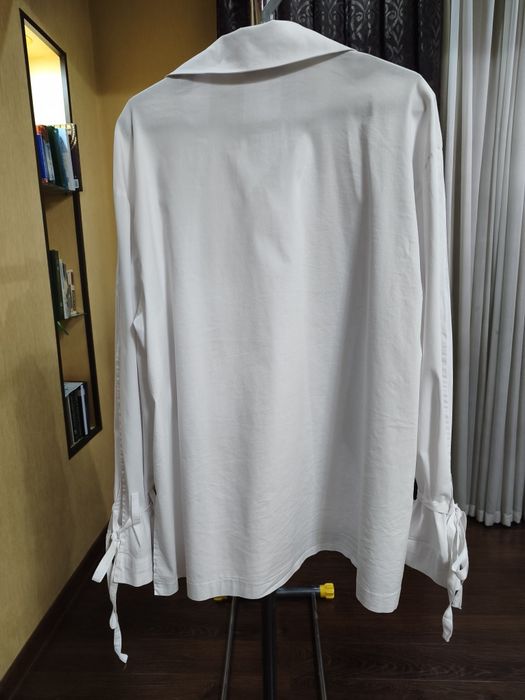 Стильная рубашка Oversize с акцентными деталями