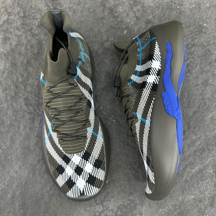 Burberry Check Knit Neptune Sneakers