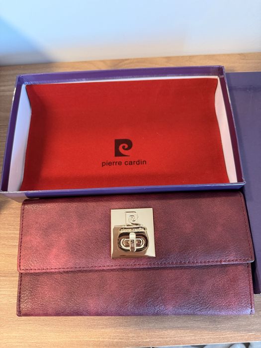 Pierre Cardin нов червен портфейл