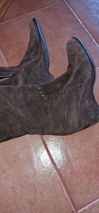 Cizme piele întoarsă Navyboot