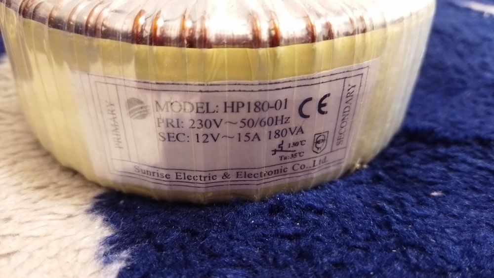 Трансформатор 220 - 12 вольт, 15 ампер