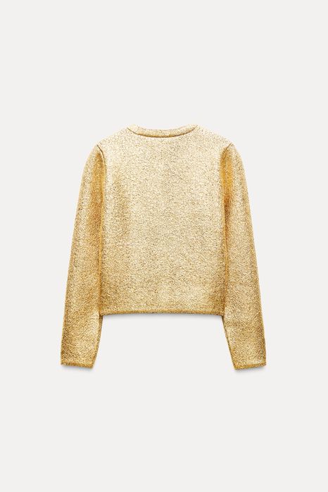 Кофта zara цвета золото