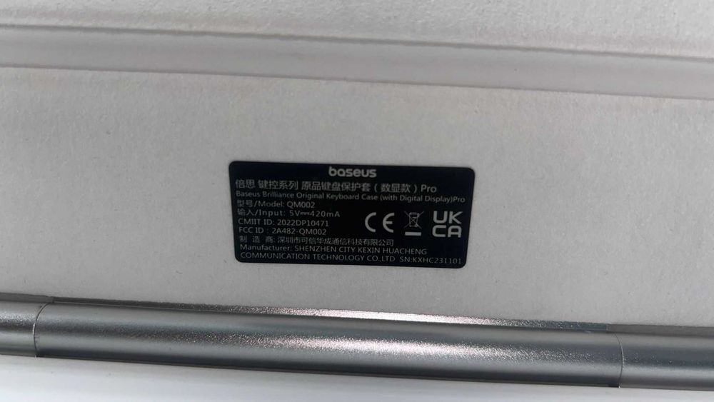 Tastatură NOUĂ Baseus Brilliance Series compatibilă  iPad Pro- 650 lei