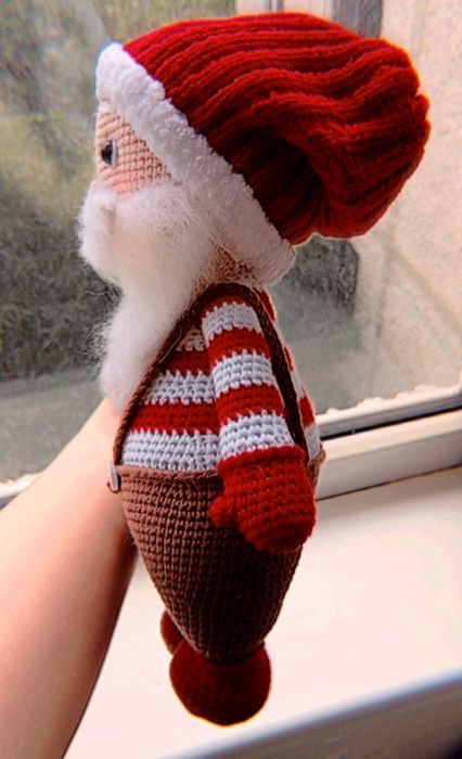 Вязаная игрушка самодельная