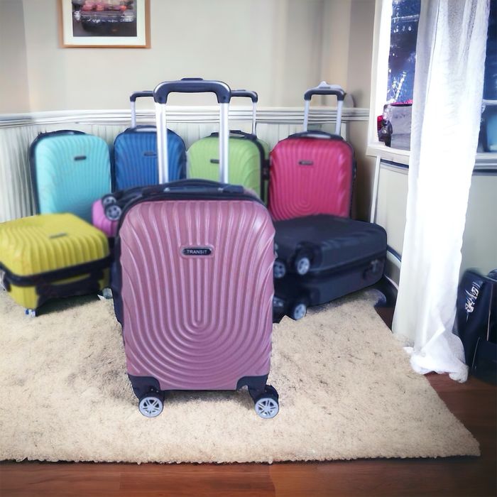 Куфар за ръчен багаж 48x33x21 см | Лек и здрав ABS с , 4 колела 360°