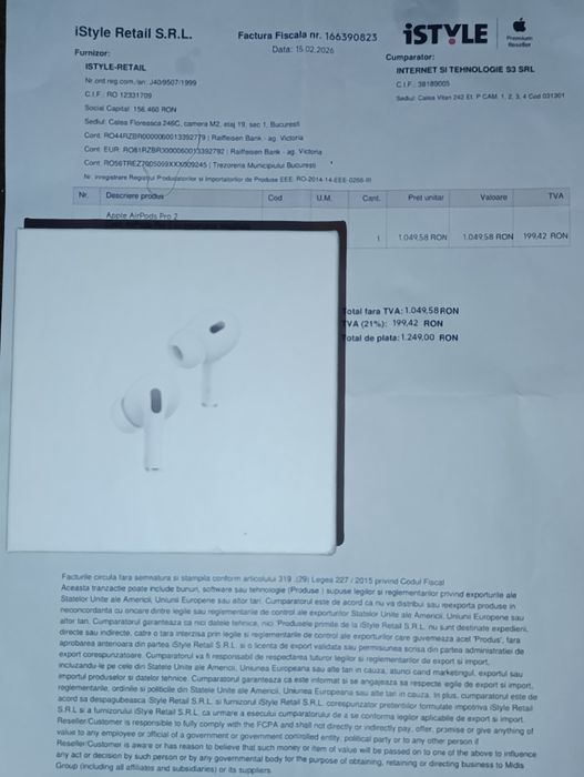 căști Airpods pro 2 usb c