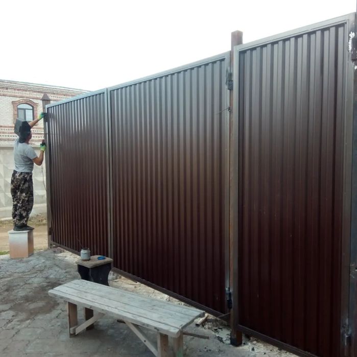 Навесы заборы ворота