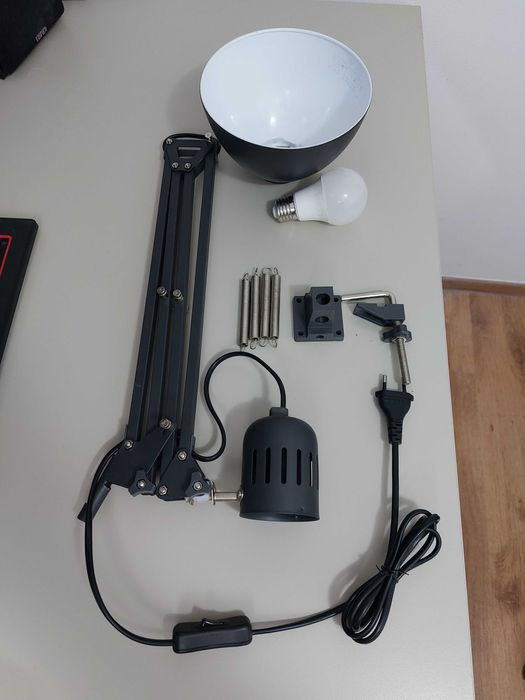 Lapmpa de birou IKEA TERTIAL gri inchis