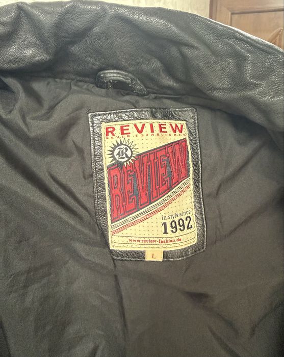 Мъжко кожено яке REVIEW