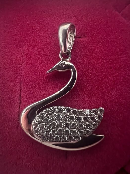 Pandantiv lebada argint