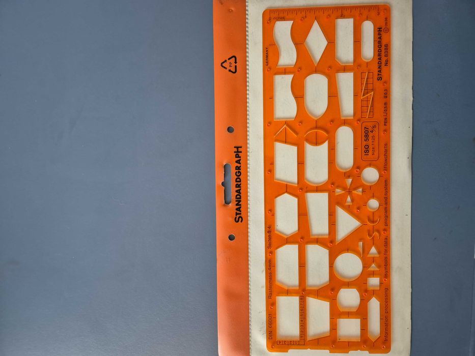 Oferta ! Set 8 buc. Sabloane de desen tehnic Standardgraph. Germania