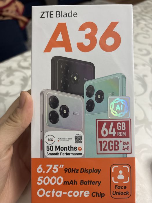 Новый телефон ZTE blade a36