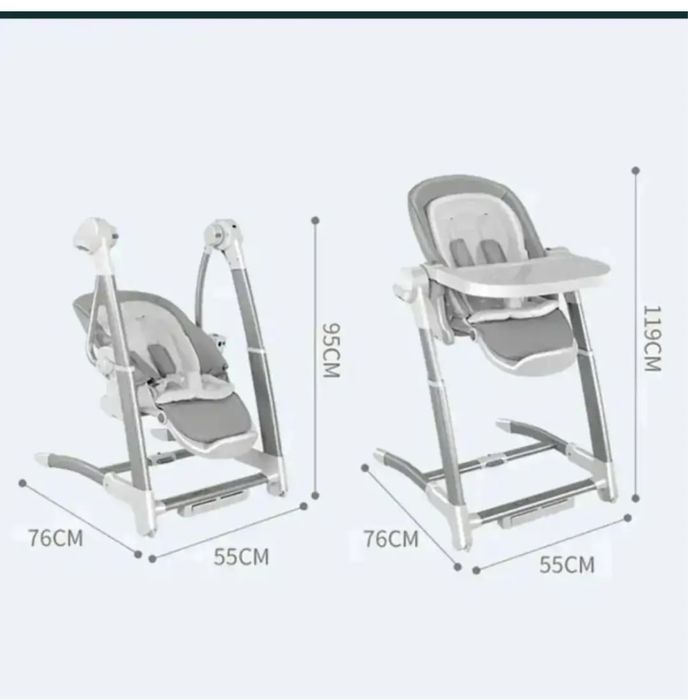 Стульчик для кормления -электрокачеля- бустер