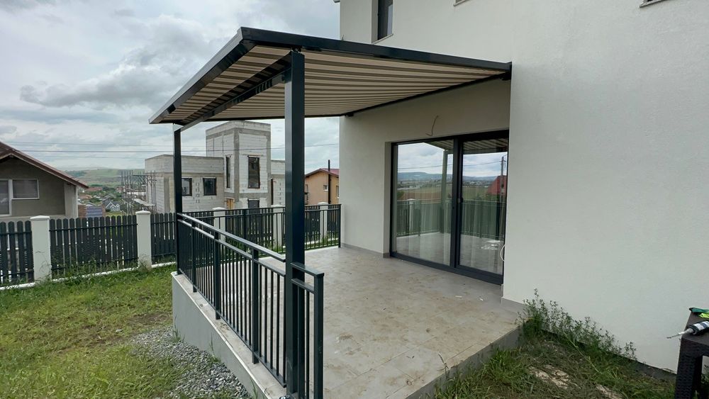 Copertine retractabile Casetate, Simple, Verticale, Rulouri Zip-Screen