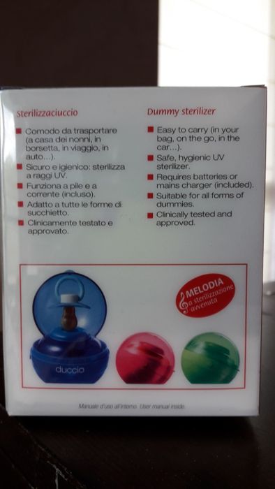 Преносим стерилизатор за биберон DUCCIO