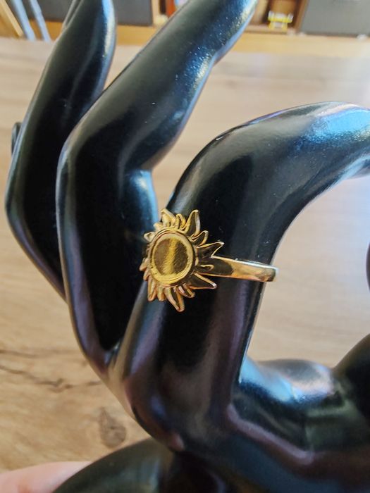 Пръстен дамски позлатен