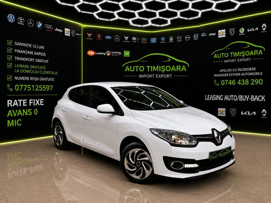 Renault Megane An 2016 Motor 1.5 DCI Diesel Livrare gratuită garanție finanțare
