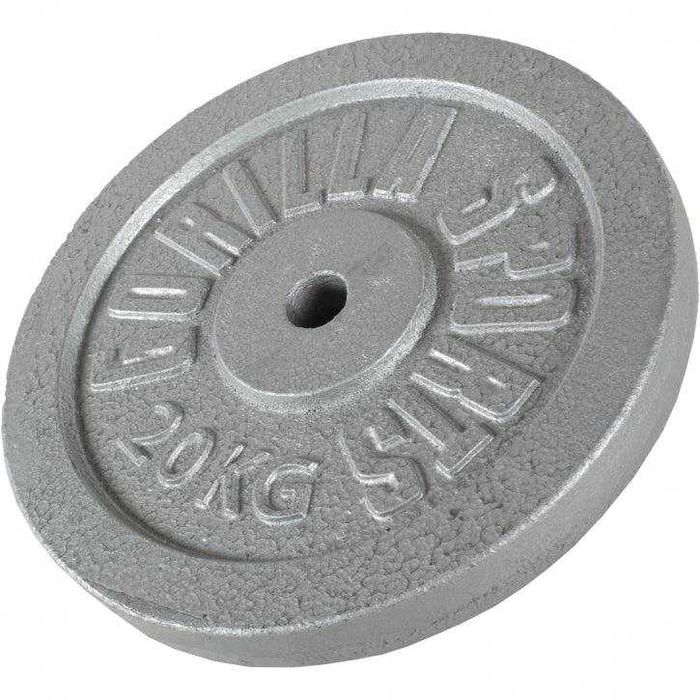 *Disc din fontă 30/31 mm 20 KG Argintiu Gorilla Sports