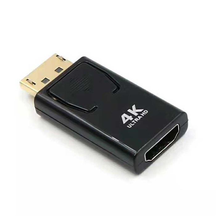 Адаптер Преходник мъжки Display Port DP към женски HDMI 4K