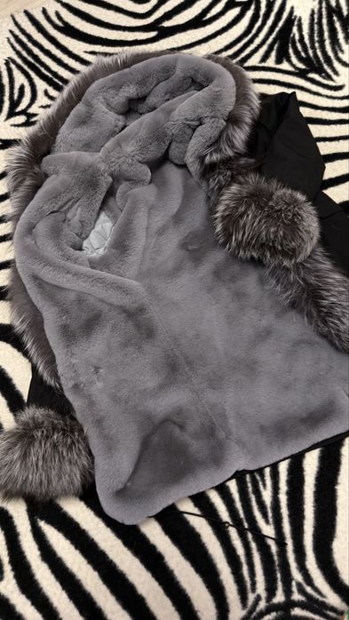 Geaca dama parka imblanita