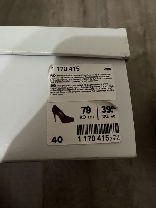 Черни токчета 40 номер